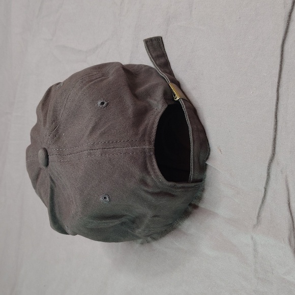 WELD Canvas Hat Strap Back Back Gray Canvas Ball Embroidered Logo Jo's Austin TX - Picture 4 of 8